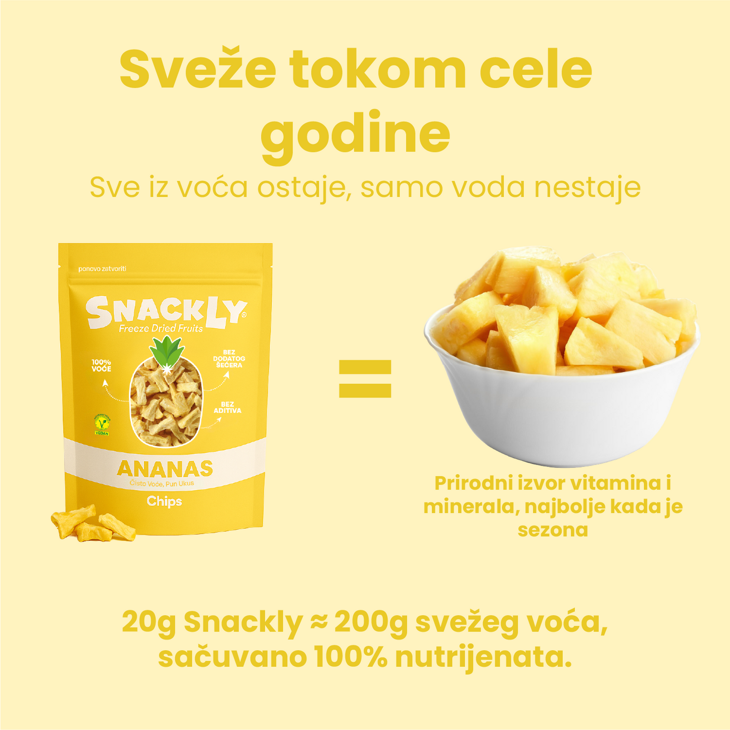 Liofilizovani ananas