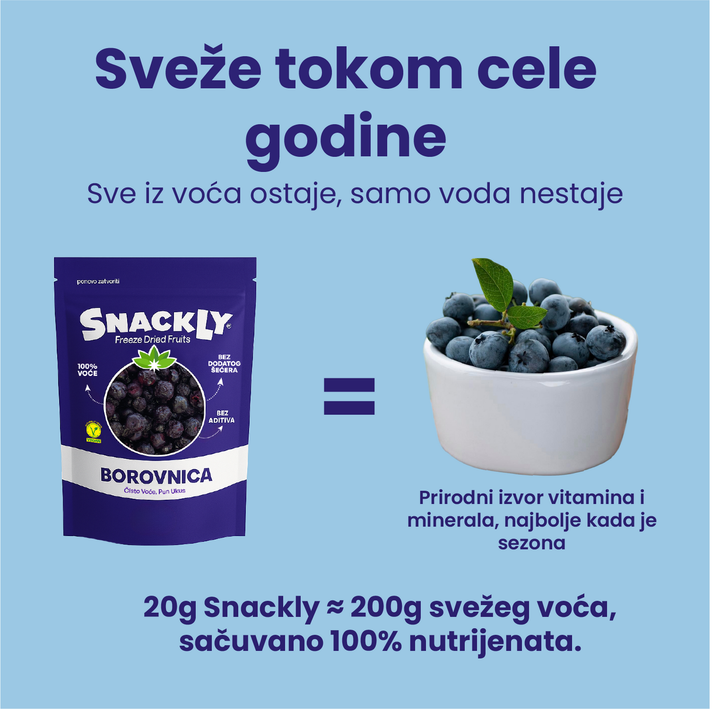 Liofilizovana borovnica